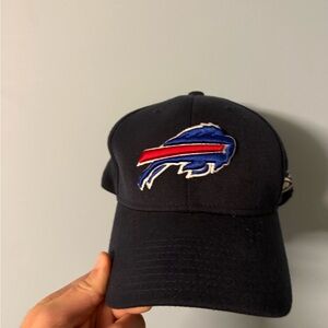 One Size Fits All Buffalo Bills Navy Blue Reebok Hat early 2000s VTG